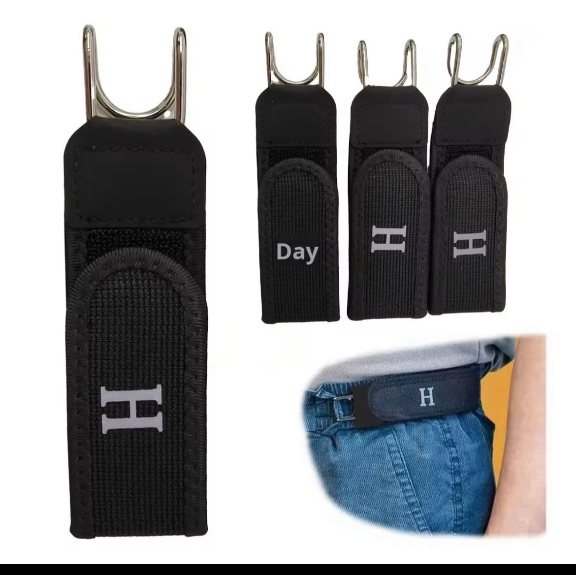 Ceinture Invisible Ajustable Sans Boucle – Maintien Discret du Pantalon