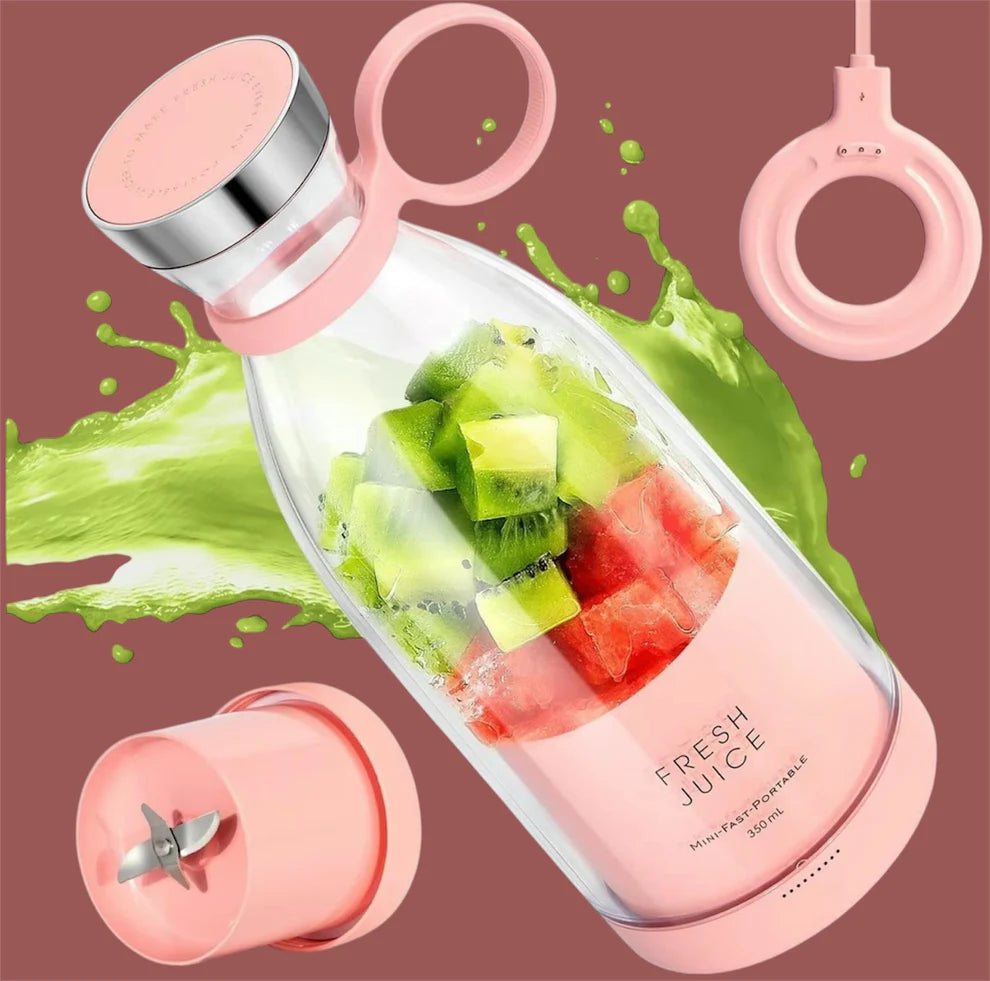 Bouteille Blender Portable – Préparez Vos Smoothies Partout !