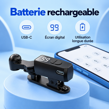 Tapoteur Automatique Sans Fil pour TikTok Live – Rechargeable et Réglable